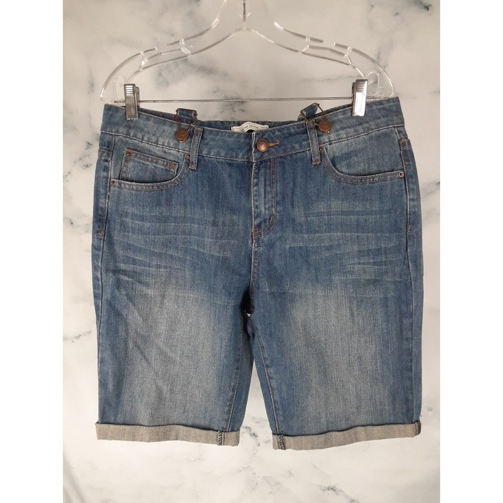 ADAM LEVINE Women's Sz 7/8 Blue Denim Overall Jumpsuit